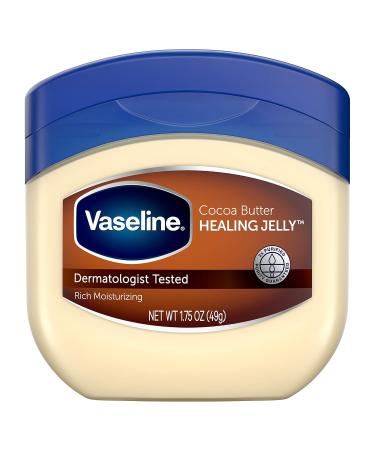 Vaseline Petroleum Jelly with Cocoa Butter - 1.75 Ounce | Soothing Moisturizer for Dry Skin - Shop Internationally - Buy Online on GoSupps.com