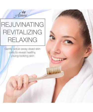 3-Piece Dry Brushing Body Brush Set | 100% Natural Boar Bristles | Exfoliating Kit for Skin, Lymphatic Drainage & Cellulite Treatment - Buy Online on GoSupps.com