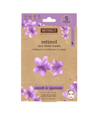 Rejuvenating Retinol Infused Sheet Mask 5 Pack for Glowing Skin | Shop Internationally - Buy Online on GoSupps.com