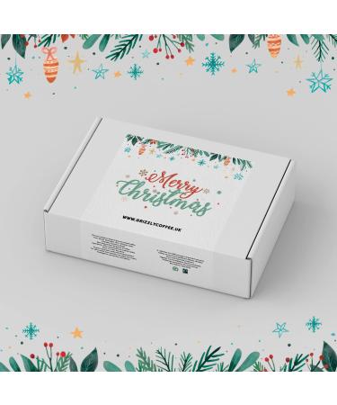 Christmas Coffee Gift Box | Great Gift for Christmas | Coffee Gift Set | Includes 8 Bags of Different Premium Coffees | Single Origin Coffee | Grizzly Coffee