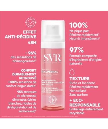 SVR - Palpebral Irritated Eye and Face Balm 30 ml - Buy Online on GoSupps.com