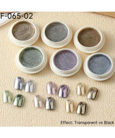 Kit de poudre ongles chrom poudre de ongles chrom e | Filles Mirror Effect Fingernail Pigment - Shimmer Nail fournit de la poudre pour le festival les rencontres le maquillage l'Halloween 02 B - Buy Online on GoSupps.com