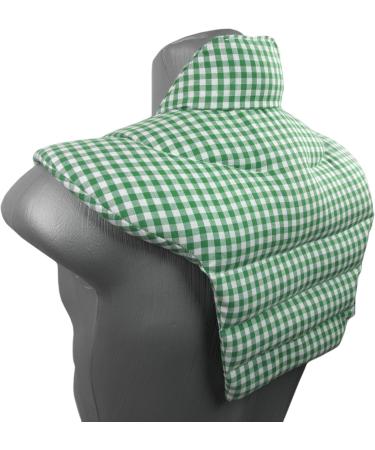 Neck Pillow HWS - Premium Heat Pad for Neck Shoulders & Back - Green-White Rapeseed Pillow for Comfort & Support - Buy Online on GoSupps.com