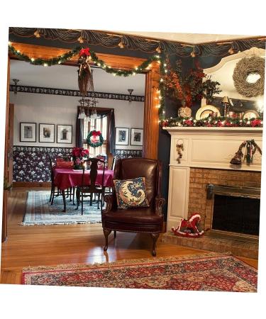 HOMSFOU Christmas Cane Xmas Tree Garland Decor Christmas Red Berry Garland Artificial Christmas Garland Christmas Hanging Rattan Garland Holiday Berry Wreath Pvc Ornament Wedding White - Buy Online on GoSupps.com