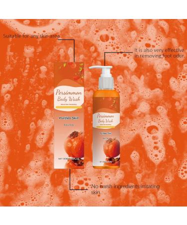  homomdy Persimmon Body Wash for Seniors Persimmon Deodorant Shower Gel Deep Cleansing & Moisturizing Body Wash for Men and Women Refreshing and Oil Regulating (2 pcs) - Buy Online on GoSupps.com