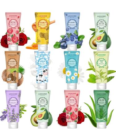 12 Pack Body Lotion Gift Set for Women Natural Fragrance Body Care Cream Moisturizing Travel Size Body Lotion With Shea Butter and Aloe Bulk Body Lotion Sets Christmas Stocking Stuffers Valentines Day Mother's Day Gifts... - Buy Online on GoSupps.com