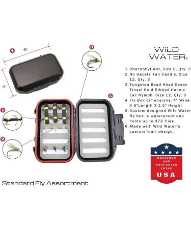 Wild Water Fly Fishing 9ft 4-Piece 3/4 Weight Rod Reel Combo Starter Pack - Buy Online on GoSupps.com