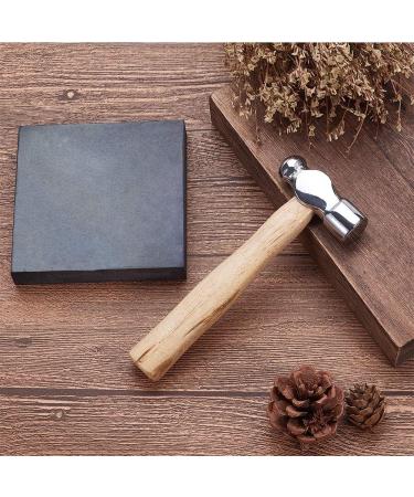 BENECREAT 6 Long Iron Jewelry Making Hammer Set with Wood Handle and Rubber Bench Block - Ideal for Jewelry Making and Metal Smithing - Buy Online on GoSupps.com