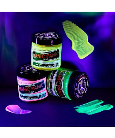 Manic Panic Electric Lizard Hair Dye | Vegan & Cruelty-Free Semi-Permanent Green 2 x 118ml - Buy Online on GoSupps.com