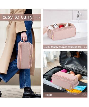 Yarwo Upgraded Hair Tools Travel Bag - Heat Resistant Mat for Curling & Straightening Irons 2-in-1 Organizer for Hair Accessories - Pink - Buy Online on GoSupps.com
