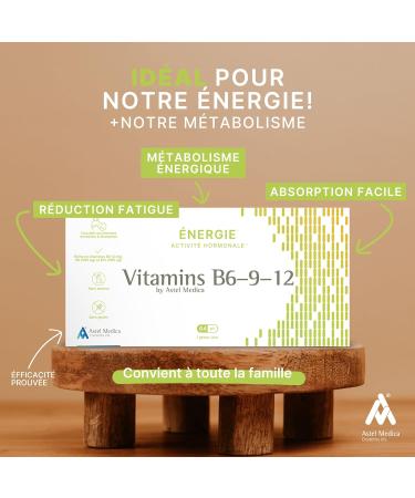 Vitamins B6 B9 B12 Capsules Energy Hormonal Activity Reduces Fatigue Better Energy Metabolism (96) - Buy Online on GoSupps.com