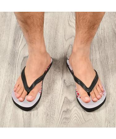 Mnsruu Valentine's Day Heart Bike Love Tree Flip Flops - Stylish Sandals for Men & Women | Perfect Home Spa & Travel Slippers - Buy Online on GoSupps.com