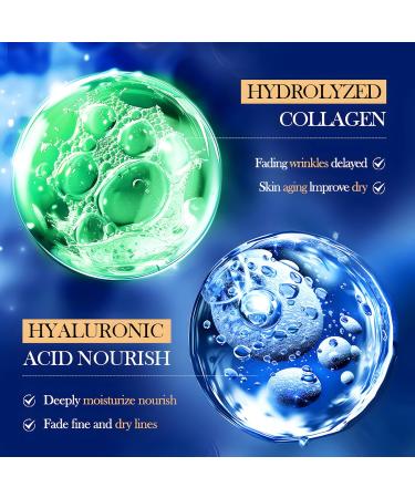 Collagen Skin Care Set 6-Piece Anti-Aging Kit for Women to Help Reduce Fine Lines & Wrinkles Hydrating & Pore-Minimizing Includes Serum Cream Eye Cream Toner Cleanser Daily Routine & Gift Set - Buy Online on GoSupps.com