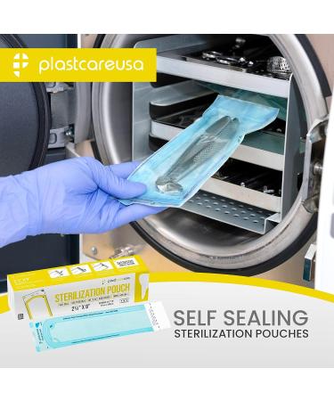 200 2.25 x 9 Sterilization Pouches - Autoclave Bags for Dental & Medical Instruments - Buy Online on GoSupps.com