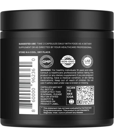 40 000mg 40x Strength Organic Black Maca Root w. Ashwagandha - #1 Highest Potency Black Maca Root Capsules for Men Supplement 40:1 Extract - 100% Pure Maca Peruana Maca Powder Pills Gelatinized - Buy Online on GoSupps.com