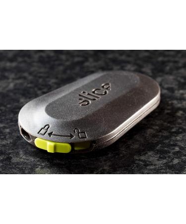 Slice 10514 Mini Box Cutter  Package and Box Opener  Safe Ceramic Blade Retracts Automatically  Stays Sharp Up to 11x Longer  Right or Left Handed  Keychain  Magnetic  Pack of 1 1 Pack Auto-retractable - Buy Online on GoSupps.com