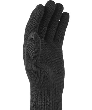SEALSKINZ Solo Merino Liner Glove - Black One Size Updated Design | Ultimate Comfort & Durability for International Shipping - Buy Online on GoSupps.com