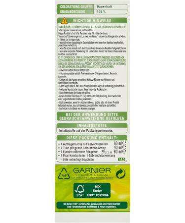 Garnier Nutrisse Creme/Intensive-Coloration mit Frucht l / Haarf rbung/Avocado l / Goldbraun/L ngerer Farbglanz - Buy Online on GoSupps.com