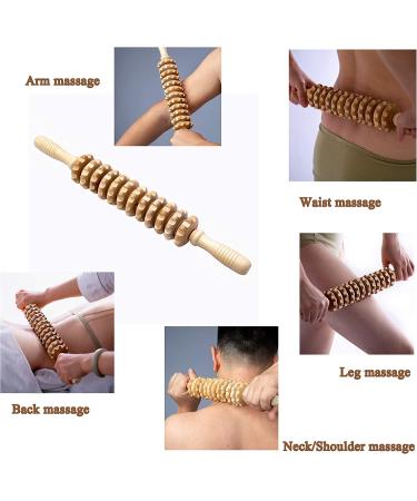 Mikako Wood Therapy Roller: Lymphatic Drainage & Cellulite Massager - Buy Online on GoSupps.com