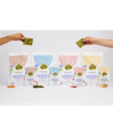 Clearspring Organic Seaveg Crispies Multipack 20g Original 1 g (Pack of 1) - Buy Online on GoSupps.com