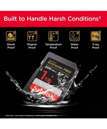 SanDisk Extreme PRO 1TB SDXC Memory Card - C10 U3 V30 for 4K UHD Videos - SDSDXXD-1T00-GN4IN - Buy Online on GoSupps.com