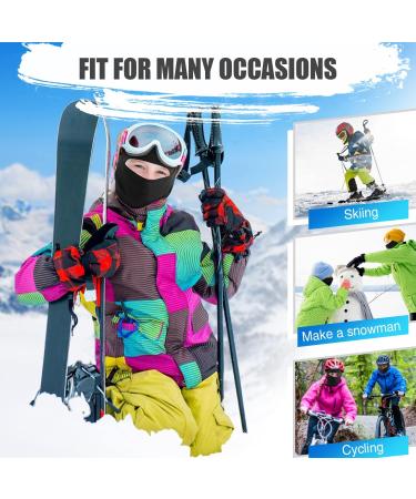 Buy Hegcoiie Kids Windproof Thermo Balaclava - Winter Ski Mask for Girls | Outdoor Sports & Cycling - Buy Online on GoSupps.com