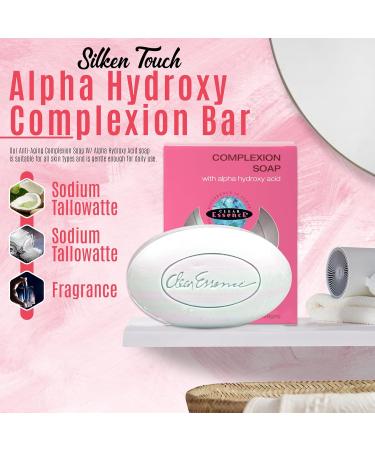 Clear Essence Anti-Aging Complexion Soap - Alpha Hydroxy Acid Exfoliating Bar for Acne & Aging - Dermatologist Tested for All Skin Types (5 Oz - Buy Online on GoSupps.com