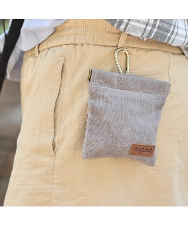 Duuclume Hands-Free Dog Training Kit with Treat Pouch, Clicker, Whistle & Carabiner - Grey - Buy Online on GoSupps.com