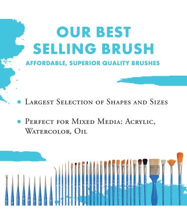 Princeton Select Artiste 3750 Paint Brush - Filbert Grainer, 1/4 Inch - Acrylic, Watercolor, Oil - Buy Online on GoSupps.com