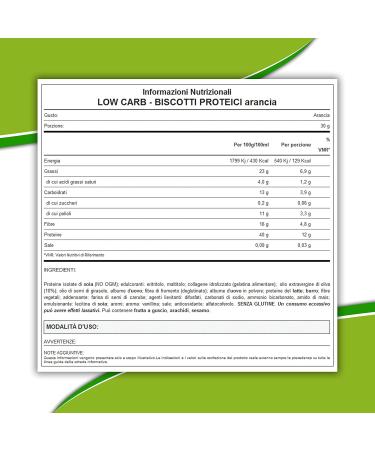 WHY NATURE LOW CARB Proteici cookies Proteici single portion glutenfree orange flavor 30 g - Buy Online on GoSupps.com
