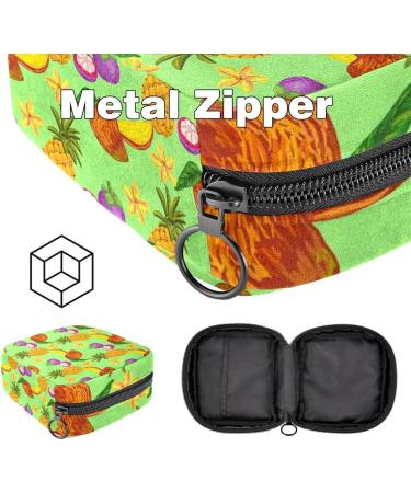 Shop Tropical Pineapple & Mangosteen Women's Napkin Storage Bag | Portable Period Bag for Teens & Girls | Menstrual Cup & Breastfeeding Pillow Holder - Buy Online on GoSupps.com