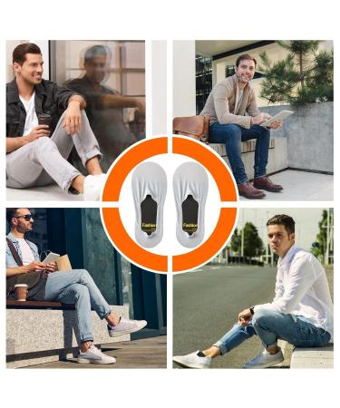 Buy Ice-Soil Invisible Socks for Women | Non-Slip No-Show Ice Skating Socks | Light Gray Slippers & Sneakers - Buy Online on GoSupps.com
