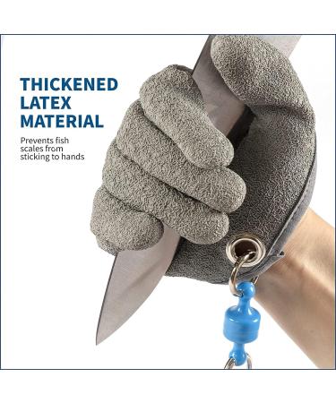 LZYKJGS Waterproof Fishing Gloves - 2 Piece Set Anti-Cut & Magnetic Closure for Predatory Fish - Ideal for International Shipping - Buy Online on GoSupps.com