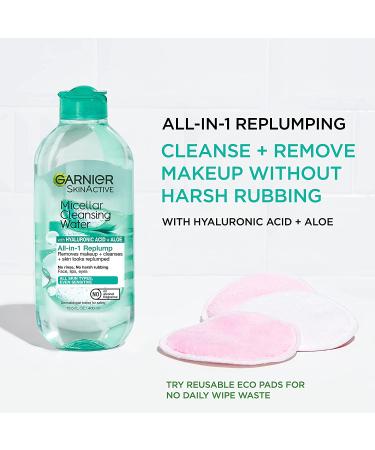 Garnier SkinActive Micellar Water with Hyaluronic Acid 13.5 Fl Oz - 2 Count - Buy Online on GoSupps.com
