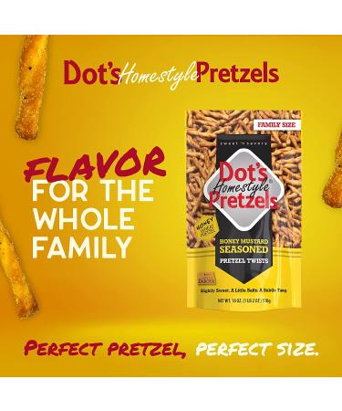 Dotâ€™s Homestyle Honey Mustard Pretzel Twists - 18oz Family Size - Buy Online on GoSupps.com