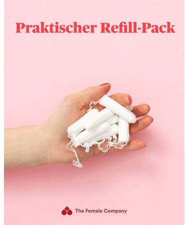 Buy The Female Company 16x Bio-Tampons Super Plus | 100% Organic Cotton Plastic-Free Eco-Friendly | Pesticide & Chemical Free | Made in Austria - Buy Online on GoSupps.com