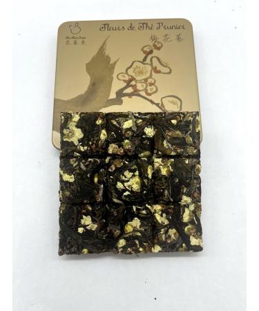 Plum Blossom Tea - Compressed Pu-erh Tea Mixed with Plum Blossom Petals Natural and Pure No Additives or Dyes 60g for 9 In - Buy Online on GoSupps.com