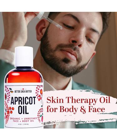 Certified Organic Apricot Oil - Skin Therapy & Carrier Oil for Body and Face - Women and Men - Buy Online on GoSupps.com