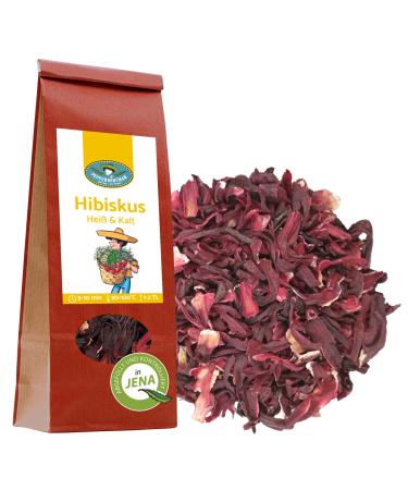 PEPPERMINTMAN Red hibiscus flowers - Hibiscus tea flowers without artificial colors - Thirst-quenching infusion - PEPPERMINTMAN (100 g)