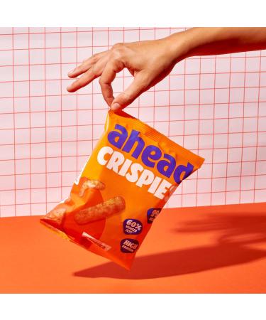 Ahead Crispies Paprika - High Protein Vegan Chips | 24% Protein Low Fat Gluten-Free Snacks | Delicious Healthy Treats for Movies & On-the-Go - No Added Sugar No Palm Oil - Buy Online on GoSupps.com