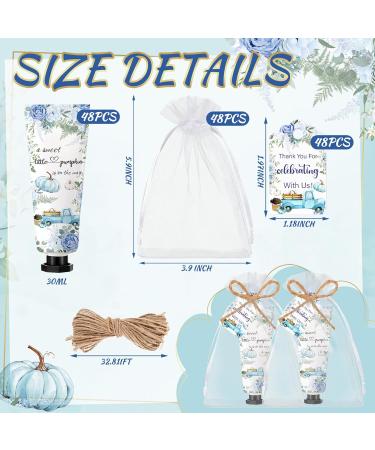 48 Sets Fall Hand Cream Bulk - Blue Pumpkin Baby Shower Party Favors | Travel Size Autumn Hand Lotion for Guests - Buy Online on GoSupps.com
