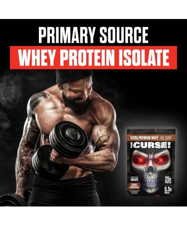 JNX SPORTS The Curse! Ultra Premium Double Chocolate Whey Protein Powder – 25g Protein Per Serve Single Serve Whey Isolate for International Shipping - Buy Online on GoSupps.com