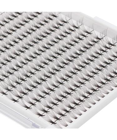 Dedila 220Pcs Long Stem 14D Wide Fans Premade Volume Eyelash Extensions 18mm - Soft, Lightweight Cluster Lashes for Natural, Long Look - Buy Online on GoSupps.com