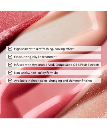 KISS NEW YORK Frozen Jelly Lip Balm Pen High Shine Lip Gloss for Sheer Tint Hydrating Melting Lipstick With Hyaluronic Acid Cooling Effect With Menthol Non-Sticky & Long Lasting (S.Trans Pink) - Buy Online on GoSupps.com