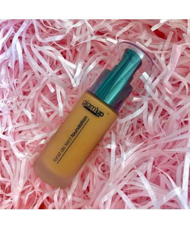 Glam'Up Paris Fluid Foundation Long-Lasting High Coverage All Skin Types Dosing Bottle with Pump 30 ml No. 2 Beige Pink - Buy Online on GoSupps.com