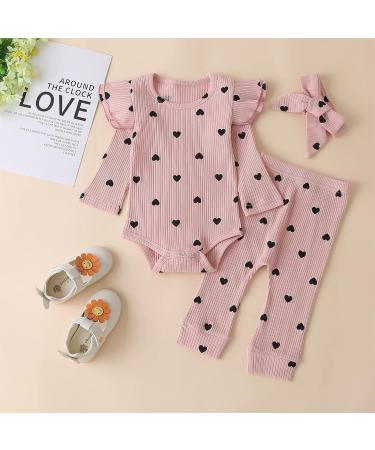 Baby Girl White Lace Ruffle Romper Top + Jeans Shorts Set | 3-24 Months | Pink | 6-12 Months - Buy Online on GoSupps.com