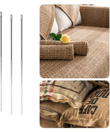 12Pcs 12 Inch Professional Upholstery Needles for Leather & Canvas Repair - Buy Online on GoSupps.com