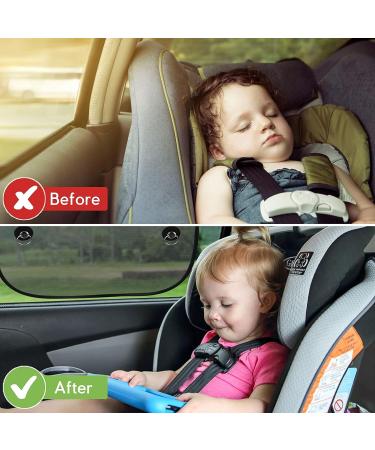 FRECOO Sun Visor Car - Universal UV Protection for Children & Pets | 51x31 cm (2 Pieces) with Suction Cups - Buy Online on GoSupps.com