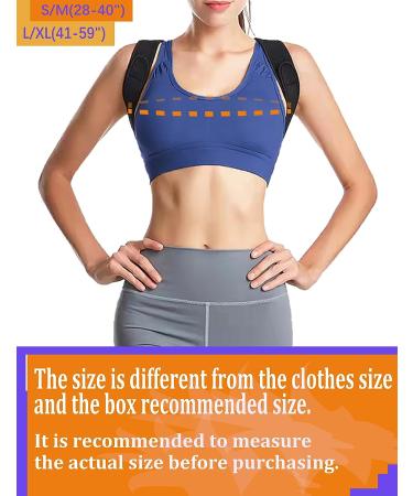 WANSIK Plus Size Posture Corrector for Women and Men - Adjustable Upper Back Brace for Lumbar, Neck, and Shoulder Pain Relief - Breathable Support Straightener - L/XL - Buy Online on GoSupps.com