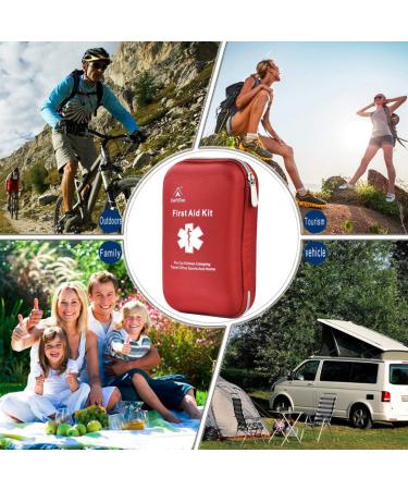 Deftget 163-Piece Waterproof First Aid Kit | Portable IFAK Molle System for Emergencies | Medical Survival Gear for Car, Camping, Travel & Home - Buy Online on GoSupps.com